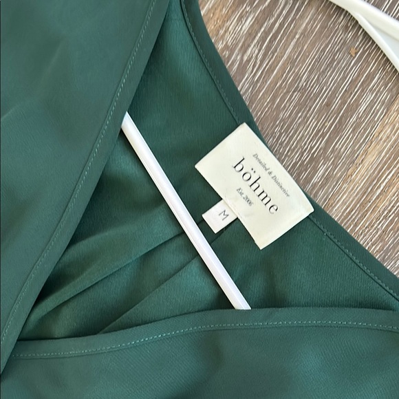 Bohme Green maxi Wrap Dress - Picture 2 of 6